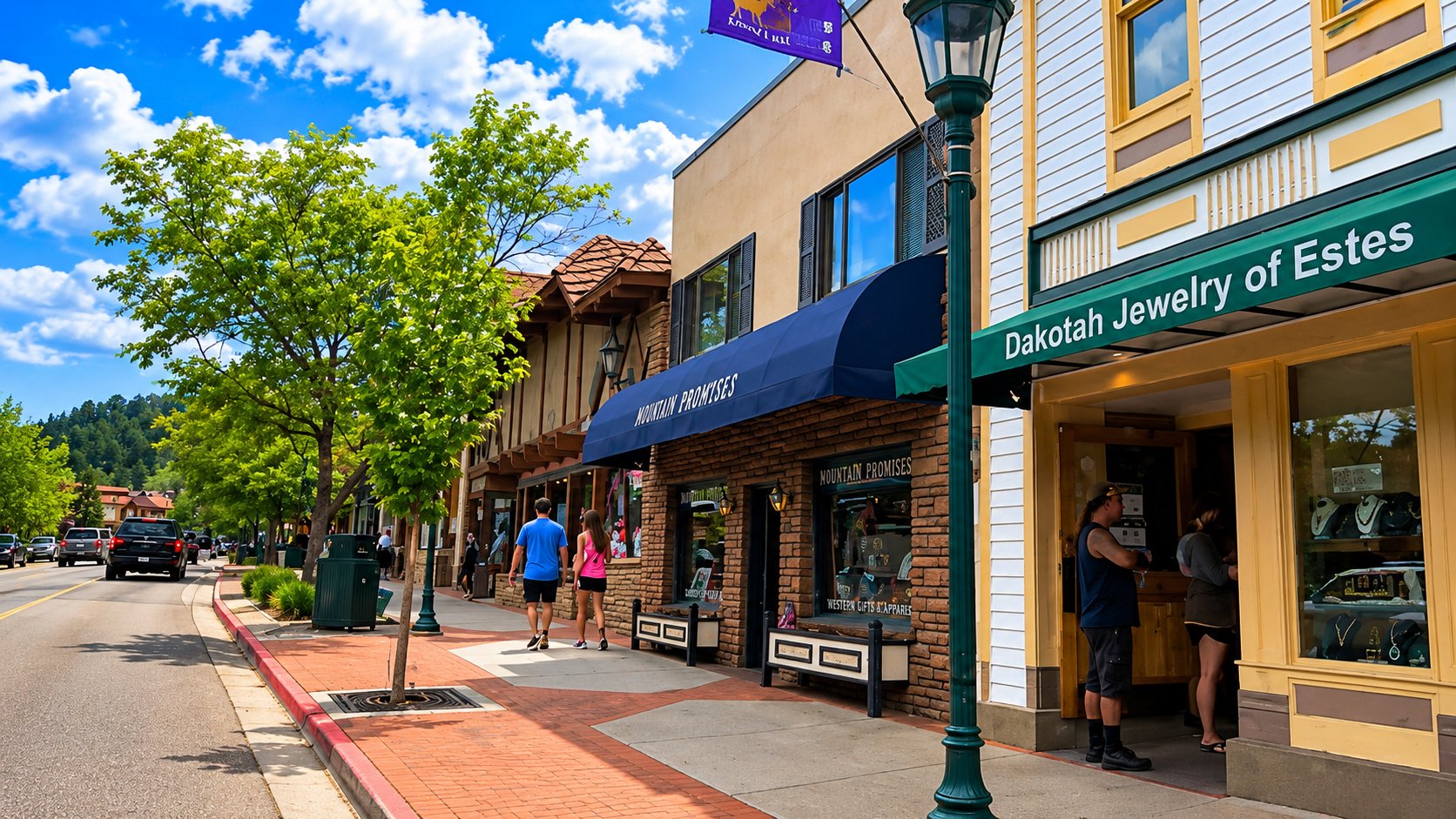 Downtown Estes Park - Elkhorn Avenue shops and boutiques